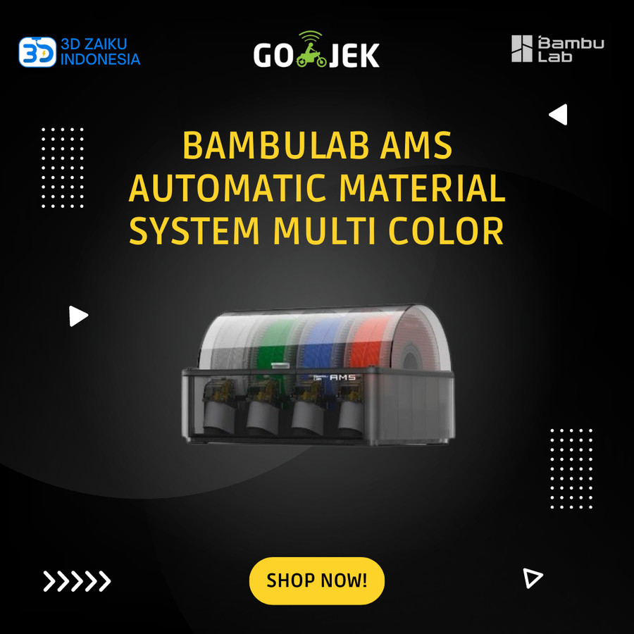 Jual Bambulab AMS Automatic Material System Multi Color 3D Printer ...