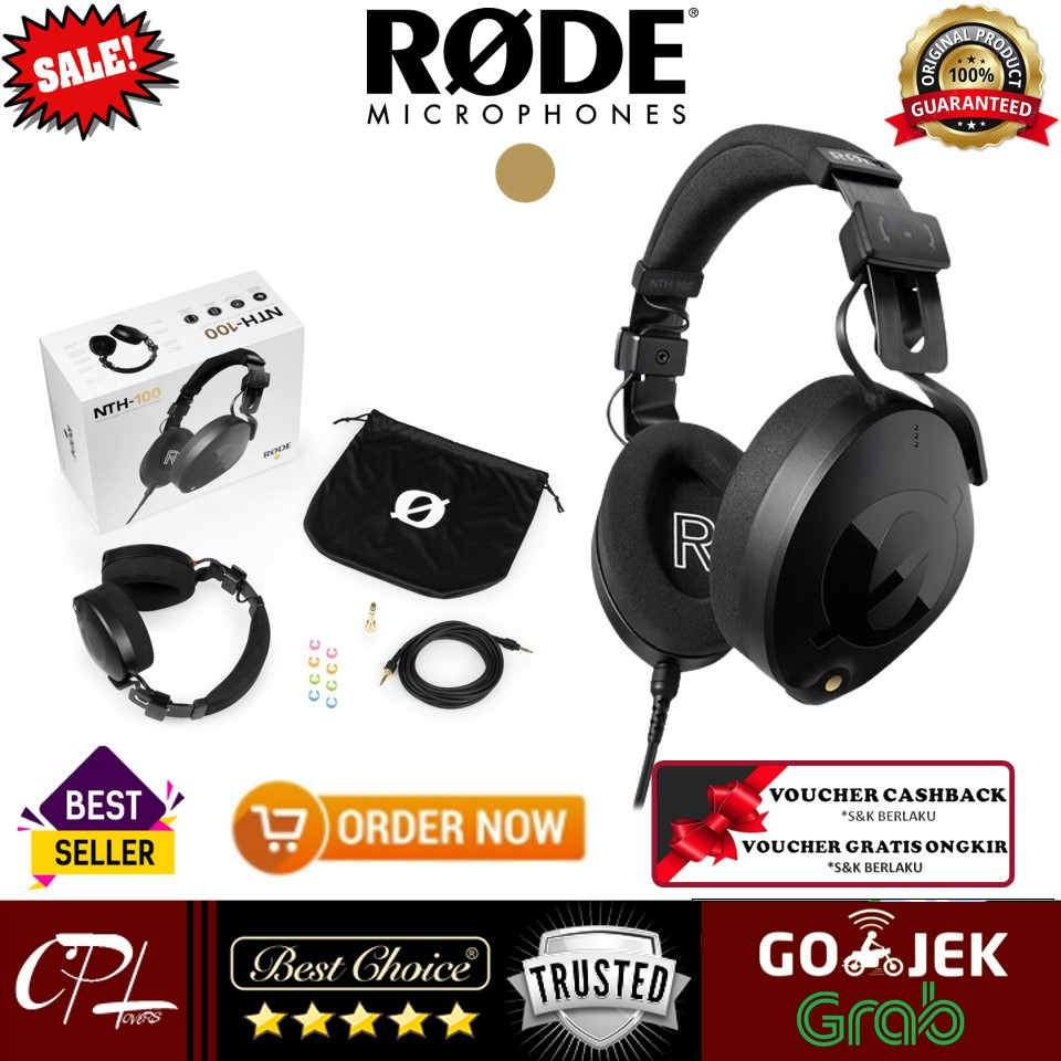 Jual RODE NTH-100 Professional Closed-Back Over-Ear Headphones (Black ...