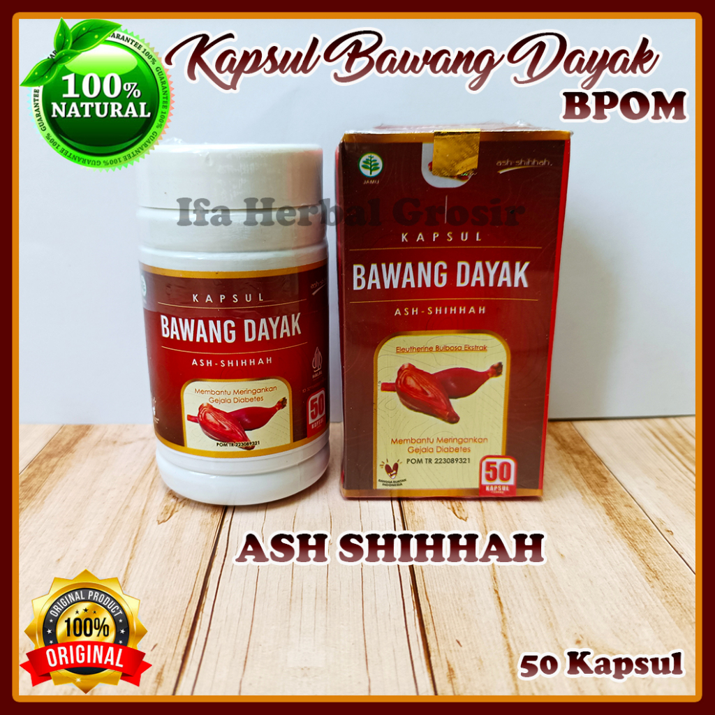 Jual Kapsul Ekstrak Bawang Berlian Dayak Kapsul Bpom Untuk Mengatasi Diabetes Melitus