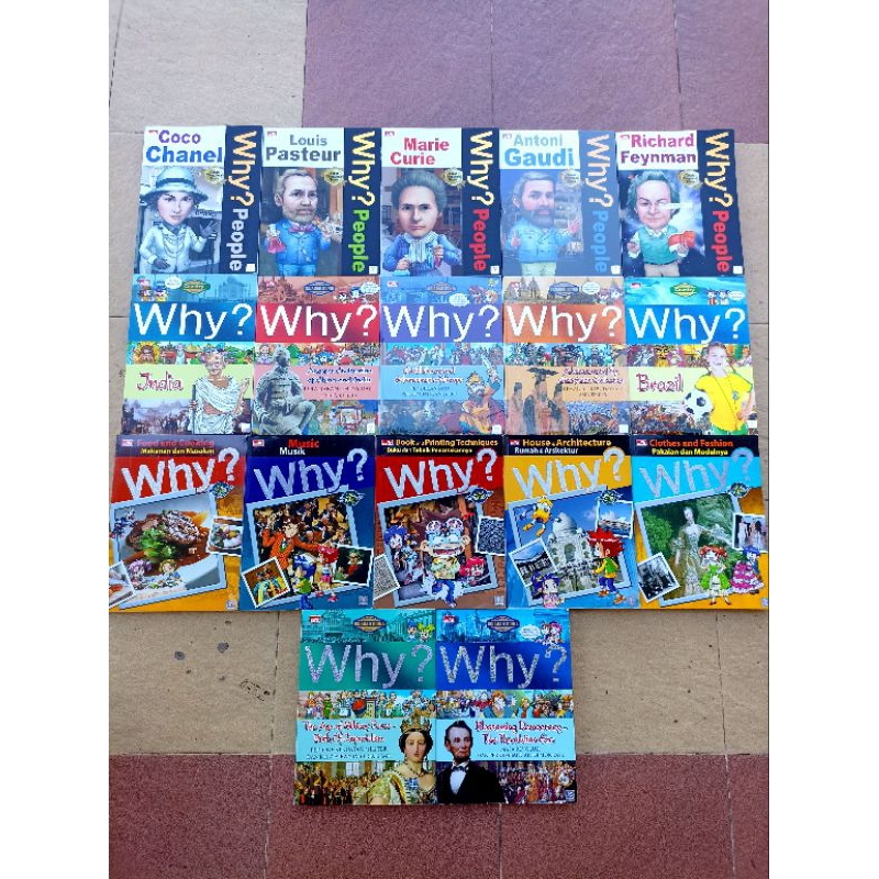 Jual PROMO BUKU MURAH ORIGINAL BUKU KOMIK KOMIK WHY WHY SERI 