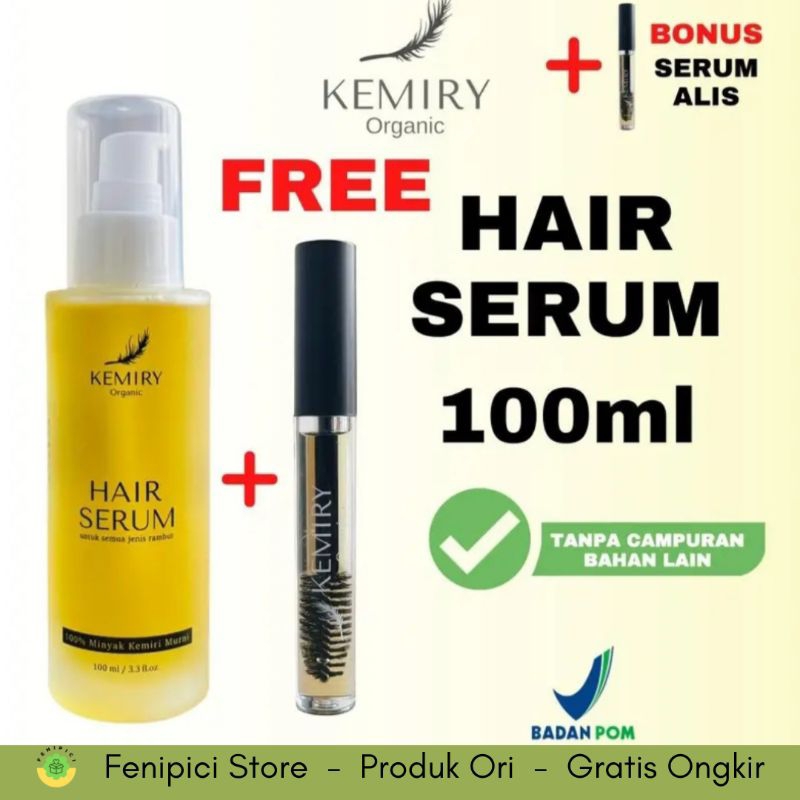 Jual FREE HAIRMASKKEMIRY ORGANIC ORI HAIR SERUM PENYUBUR HITAM