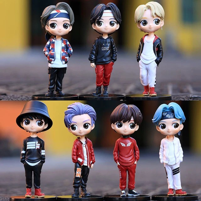 Jual BTS Idol Action Figure KPOP Jung Kook Jimin Suga Set 7 Big Size