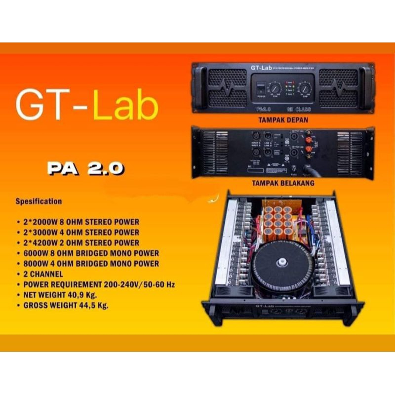 Jual Power gt lab pa 2 0 gtlab pa2.0 original by rdw Shopee Indonesia