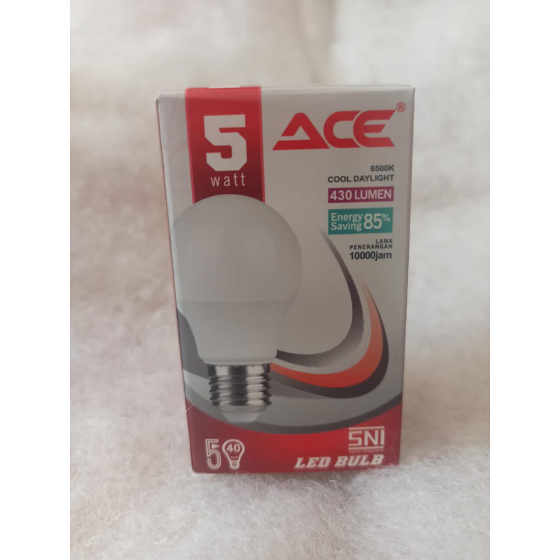 Jual Lampu Led Bohlam Ace Bulb 5 watt | Shopee Indonesia