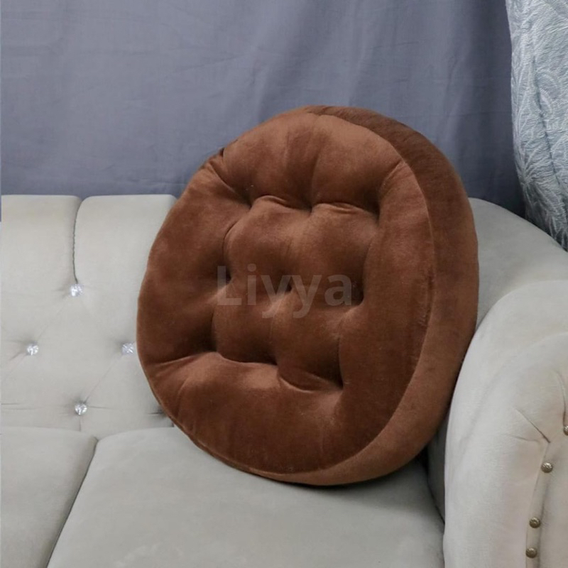 Jual Liyya Cushion Ball Alas Bantal Duduk Bulat Lantai Kursi Sofa ...