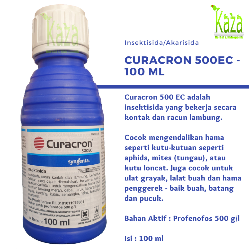 Jual Insektisida Akarisida Curacron 500EC 100 ml - Kutu Mites Penggerek ...