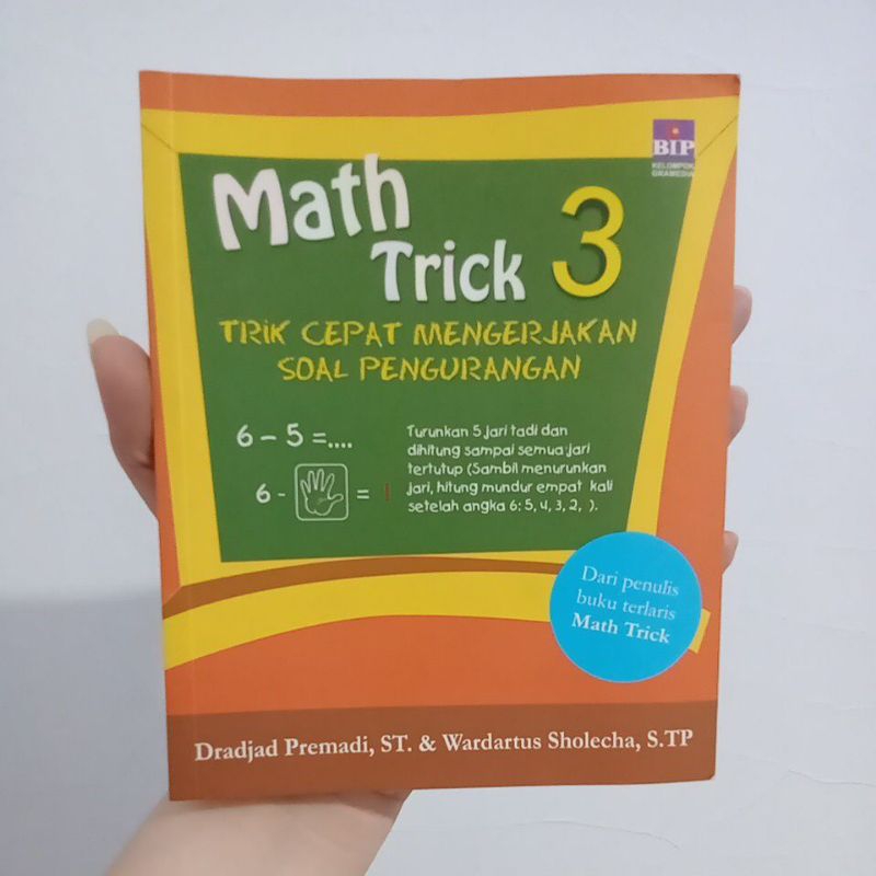 Jual Buku Math Trick 3 Trik Cepat Mengerjakan Soal Pengurangan BIP ...