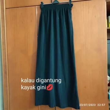 Rok Span Plisket Lidi Rok Span Lidi Bahan Adem Fit To L