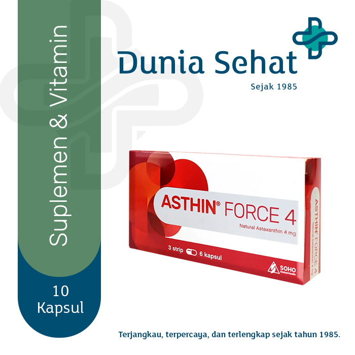Jual Asthin Force 4 mg 10 Kapsul | Shopee Indonesia