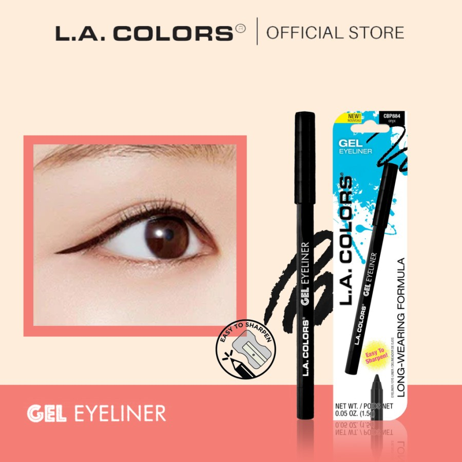 Jual L.A COLOR GEL EYELINER PENCIL BLACK Shopee Indonesia