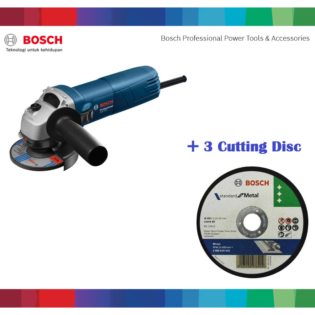 Jual Mesin Gerinda Tangan 4 Inch Bosch GWS 060 Gurinda 4" Angle Grinder ...