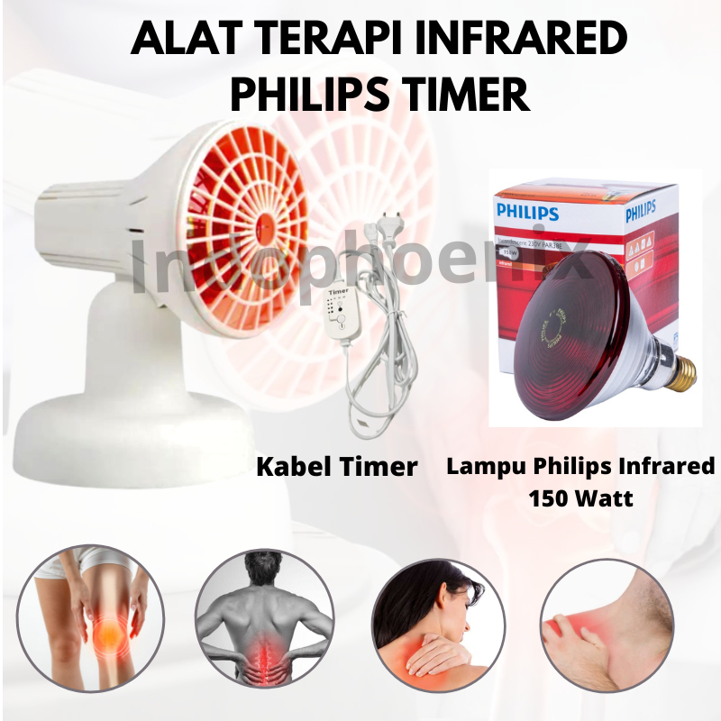 Jual Lampu Infrared Terapi Kesehatan Therapy Infra Merah 150 Watt Alat