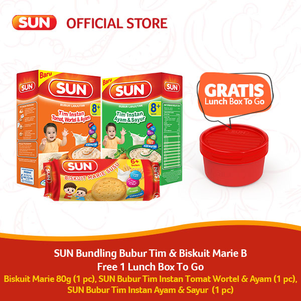 Jual [EXCLUSIVE BUNDLE] SUN Marie Biscuit 80 g + SUN Tim Instant Tomat ...