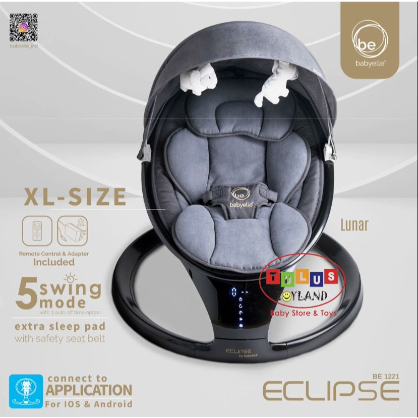 Jual Ayunan Elektrik Bayi Babyelle ECLIPSE Automatic Baby Elle Swing ...