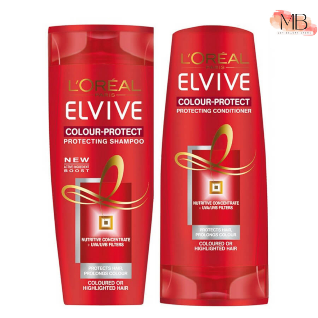 Jual Loreal / l'oreal elseve color protect conditioner & shampoo 155ML ...