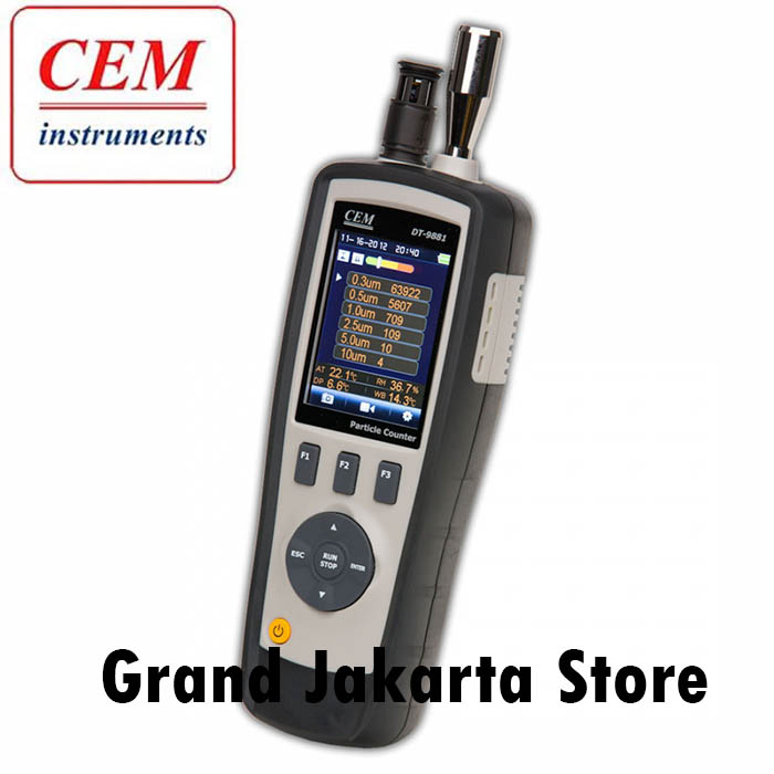 Jual Particle Counter CEM DT-9881 Air Quality Monitor Dust PM DT9881 ...