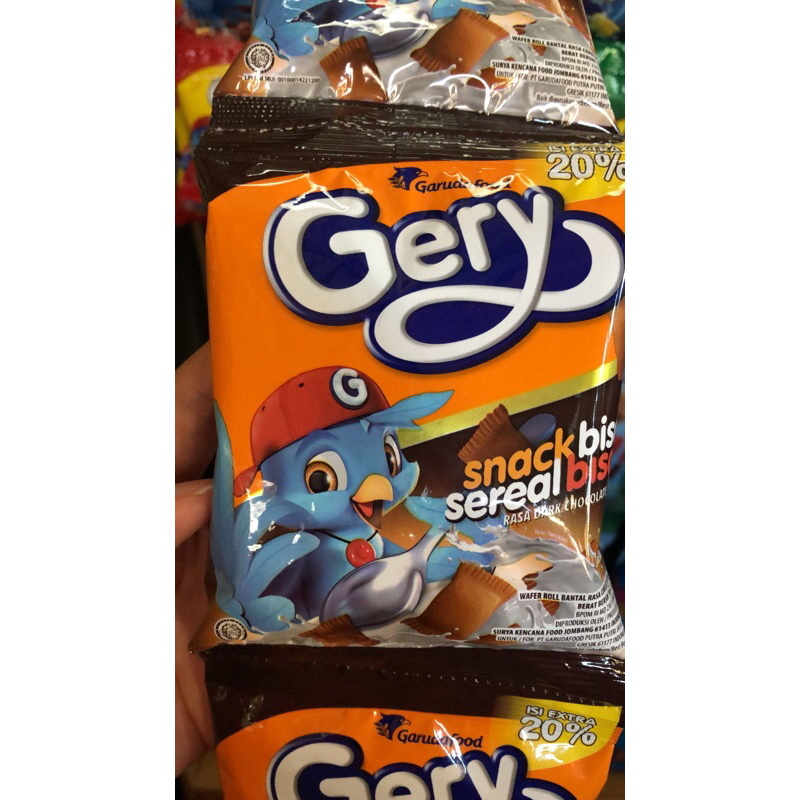 Jual Gery Pillow Snack Sereal Renceng 15gr (1 renceng isi 10 pcs ...