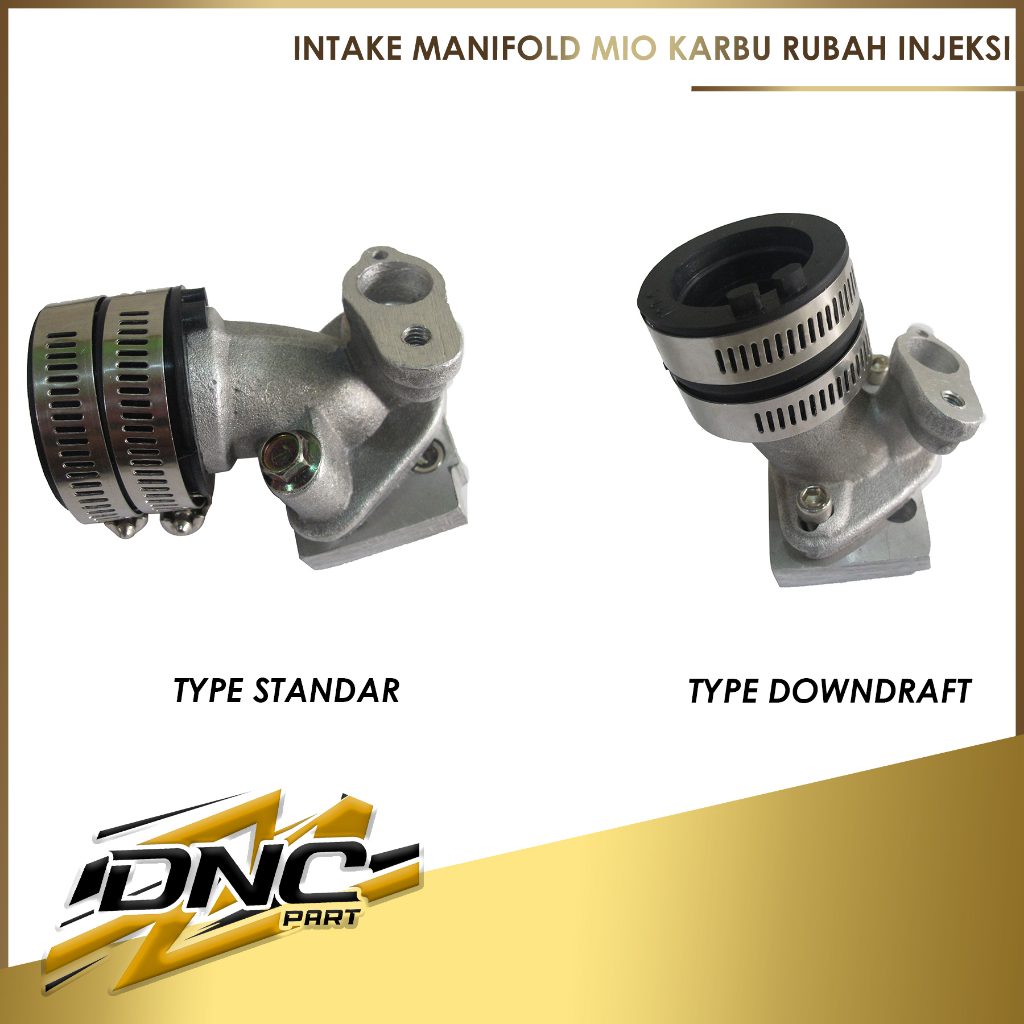Jual INTAKE MANIFOLD MANIFOL KONVERSI MIO KARBU RUBAH INJEKSI DOWNDRAFT ...