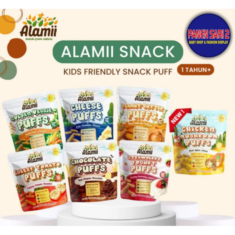 Jual ALAMII PUFFS Snack Bayi Anak / Baby Food Snack Kids / Cheese