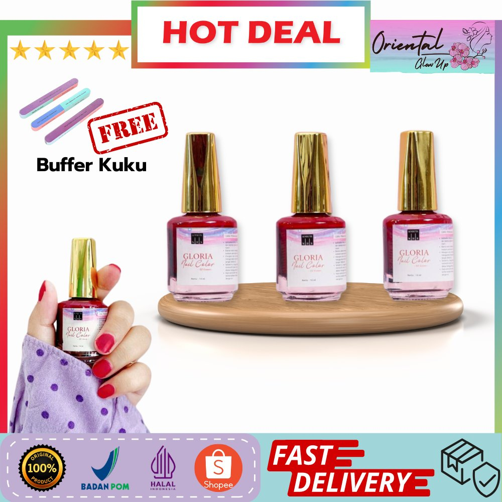 Jual GLORIA NAIL COLOR - KUTEK HALAL SAH UNTUK SHOLAT - HENNA KUKU ...