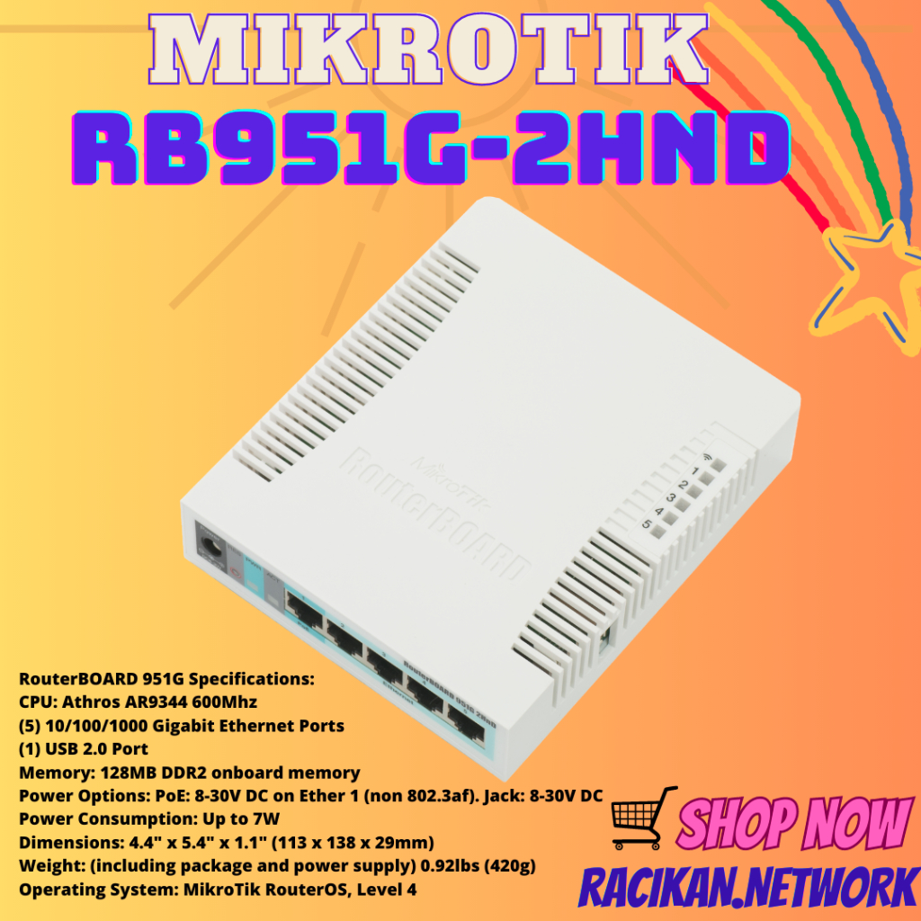 Jual MikroTik RB951G 2HnD RB951G-2HND | Shopee Indonesia