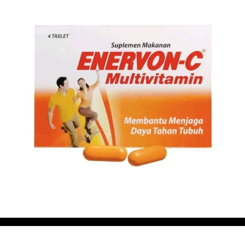 Jual suplemen makanan enervon-c tablet 4s | Shopee Indonesia