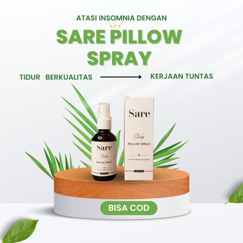 Jual Sare Pillow Spray Aromatherapy Anti Insomnia Sulit Tidur ...