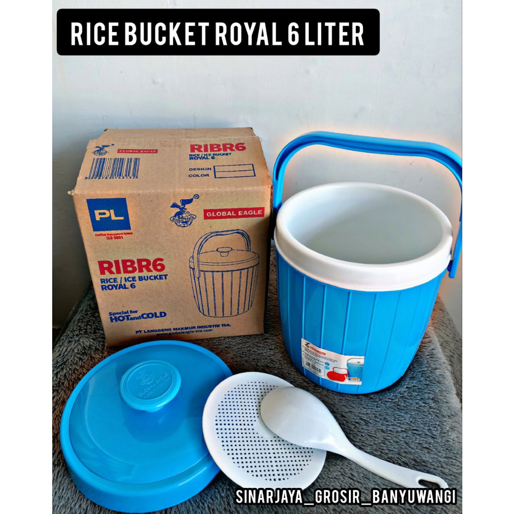 Jual Rice Bucket Royal 6 Liter | Shopee Indonesia