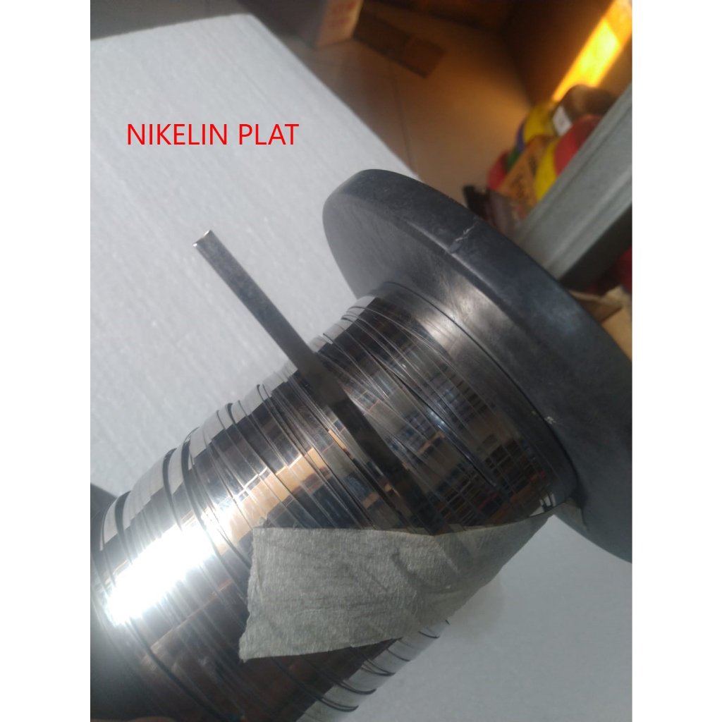 Jual Niklin 0,2 x 4 mm nikelin pipih tebal 0.20 mm Lebar 4,00 mm plat ...