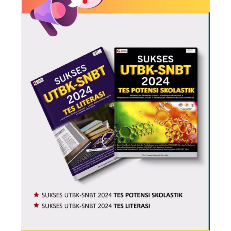 Jual BUKU SOAL PAKET HEMAT UTBK SNBT 2024 SUKSES TES POTENSI SKOLASTIK ...