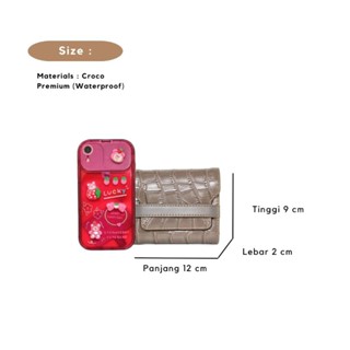 Jual SELUSA ODETTE CROCO WALLET (Free Exclusive Box) | Dompet Lipat ...