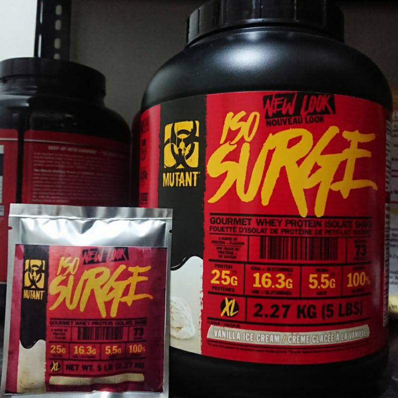 Jual whey protein isolate mutant iso Surge Repack 1x srving | Shopee ...