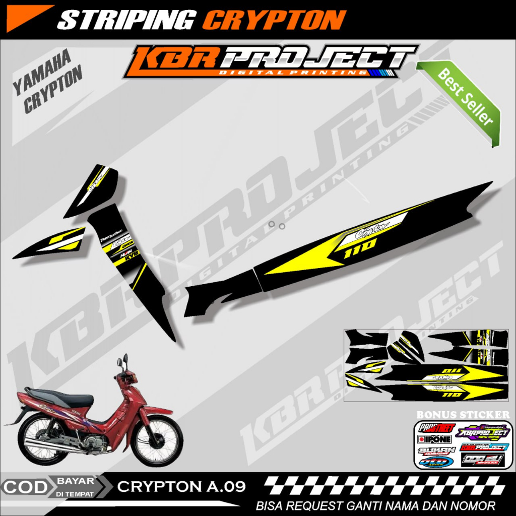 Jual CRYPTON STIKER SRTIPING PREMIUM MOTOR KEREN LIS VARIASI MOTOR ...