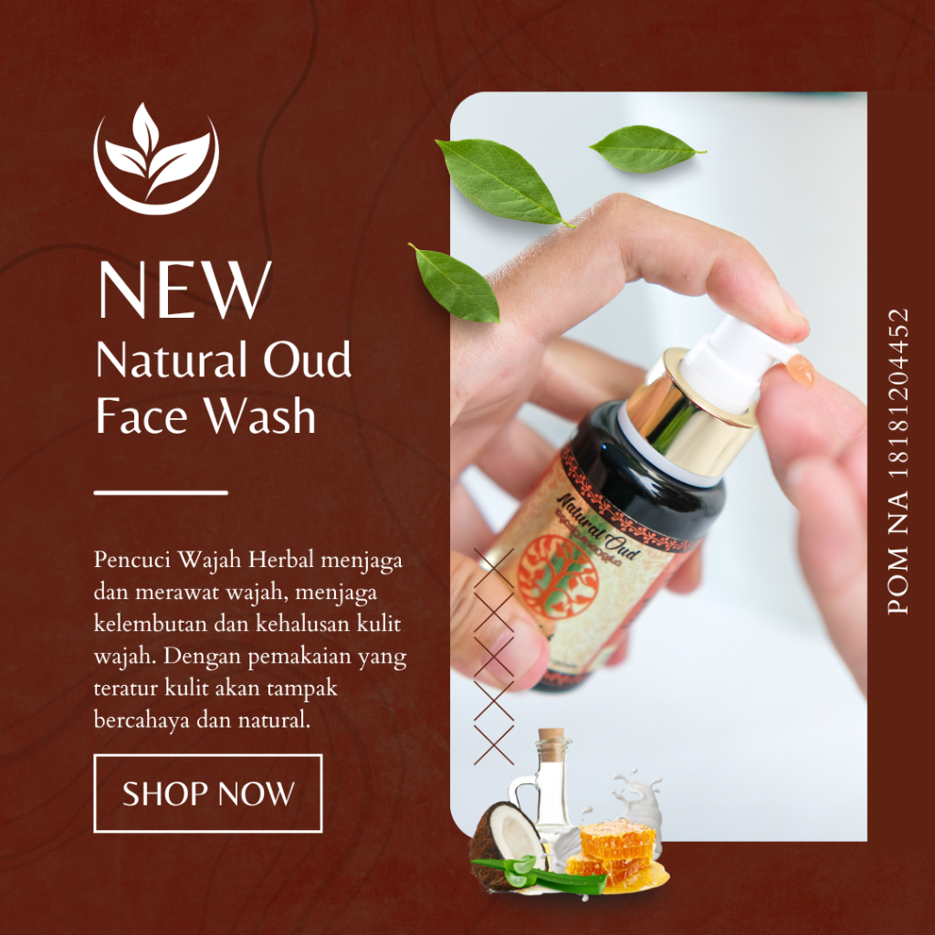 Jual FACE WASH HERBAL NATURAL OUD 50ML | Shopee Indonesia