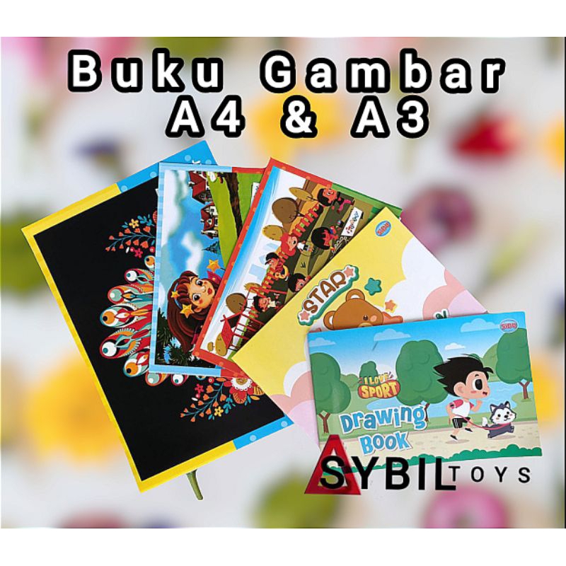 Jual [ ECERAN ] Buku Gambar / Buku Gambar Murah / Buku Murah / Skate