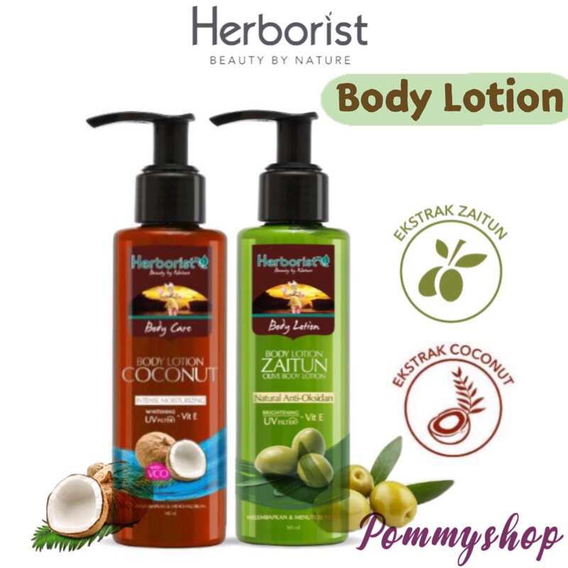 Jual Herborist Body Lotion Zaitun & Coconut 145ml Shopee Indonesia