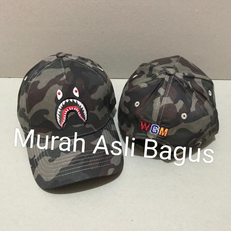 Harga topi hotsell bape shark original