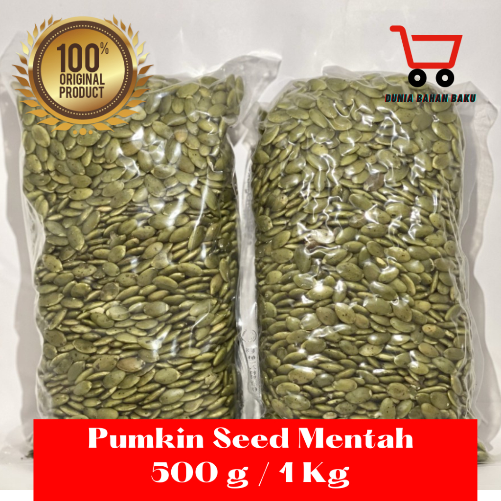 Jual PUMKIN SEED / KUACI KUPAS BIJI LABU SEEDS MENTAH / KWACI HIJAU ...