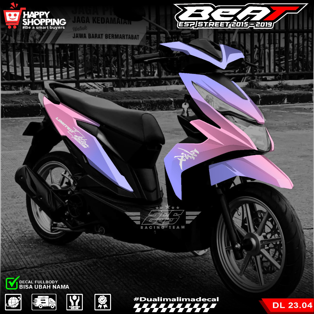 Jual (COD) Decal Stiker Beat street Fullbody Beat Esp Street Fi Tahun