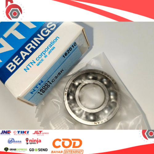 Jual Bearing 16001 Open C3 NTN Japan Bering 16001 C3 12X28X7mm NTN ...