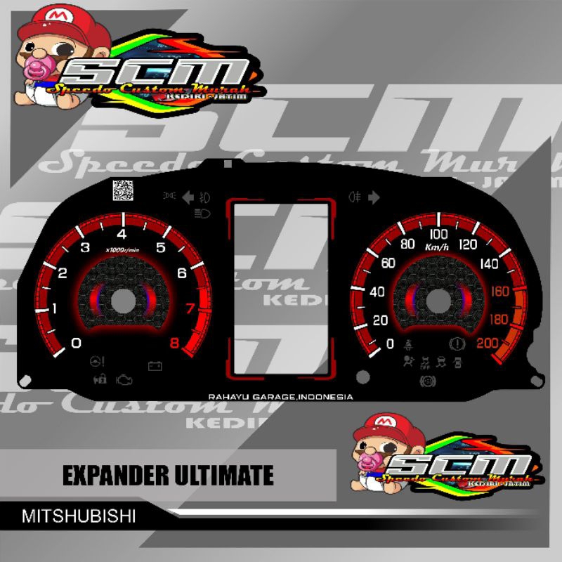 Jual Papan speedometer custom Xpander ULTIMATE Panel spidometer Xpander ...
