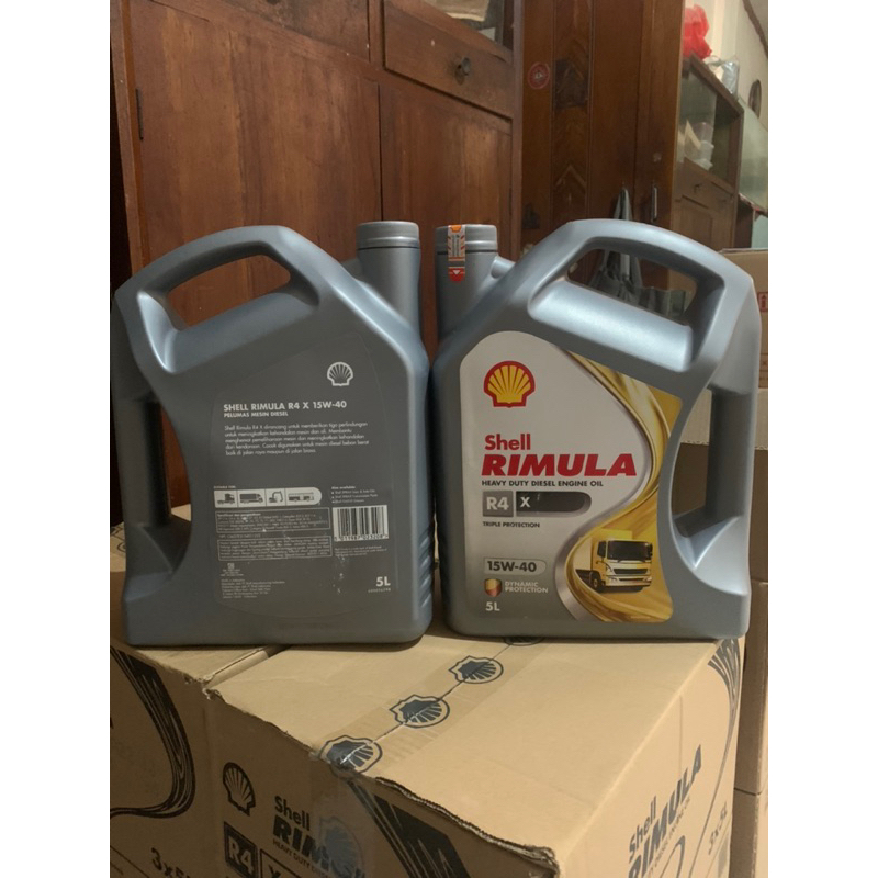 Jual Oli Shell Helix Rimula R4X 5liter | Shopee Indonesia
