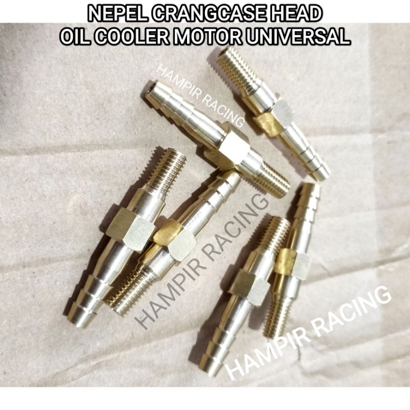 Jual Nepel Baut Crangkase Head Oil Cooler Motor Baut Nepel Kuningan Crangkase Blok Head Motor