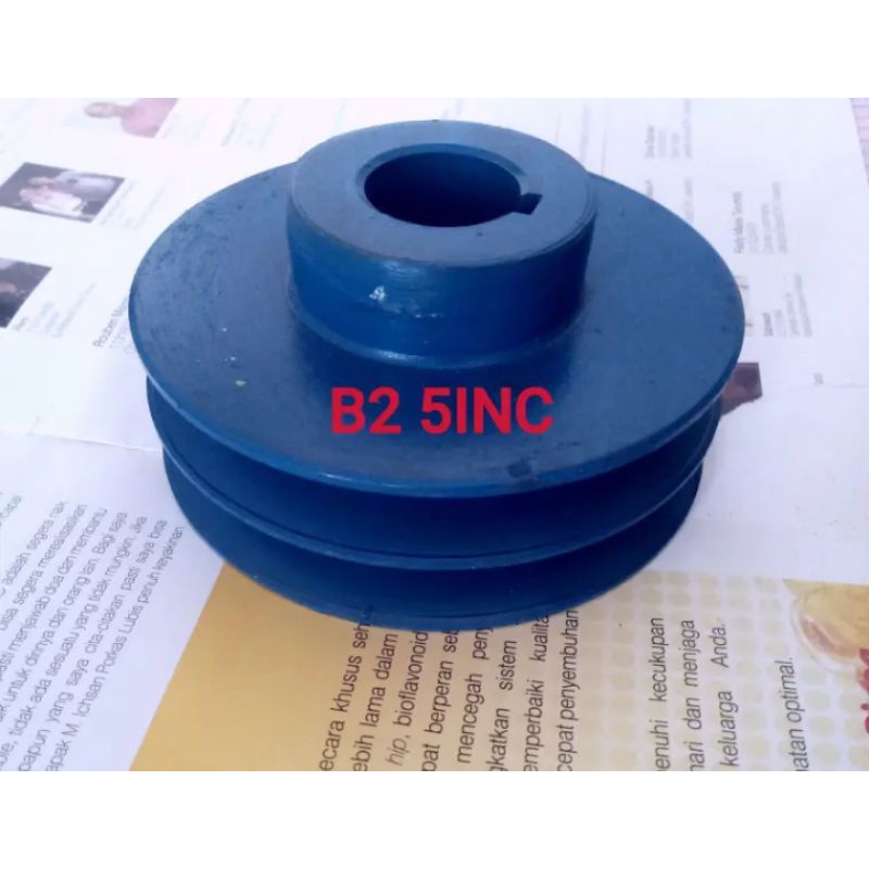 Jual puli besi cor B2 x 5