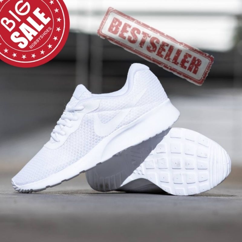 Jual Sepatu Tanjun Full White Original Oem Sneakers Pria Dan Wanita