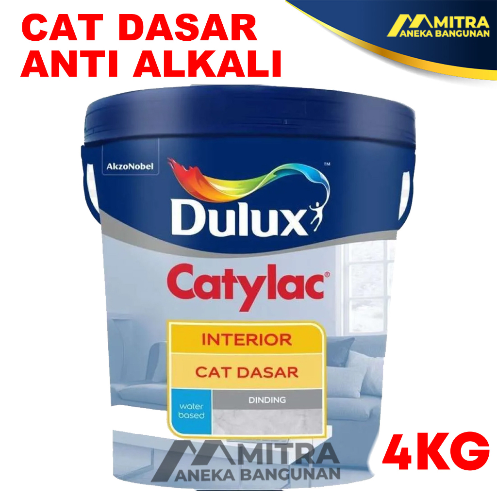 Jual Cat Dasar Tembok Anti Alkali Dulux Catylac Interior 4 Kg Sealer Tembok Interior Primer 0091