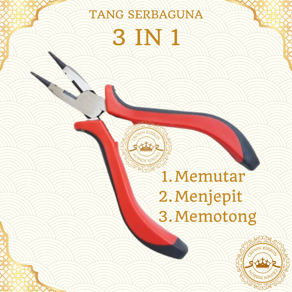 Jual Tang Aksesoris Serbaguna 3 In 1 Jepit Potong Putar Shopee Indonesia