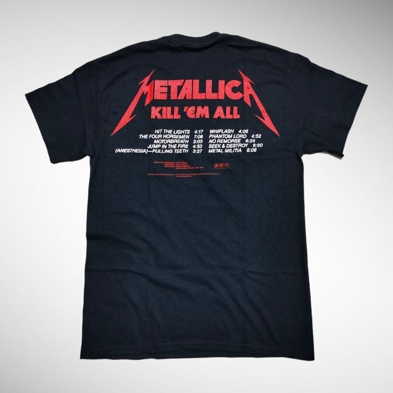 Jual Tshirt METALLICA - KILL EM ALL | Shopee Indonesia