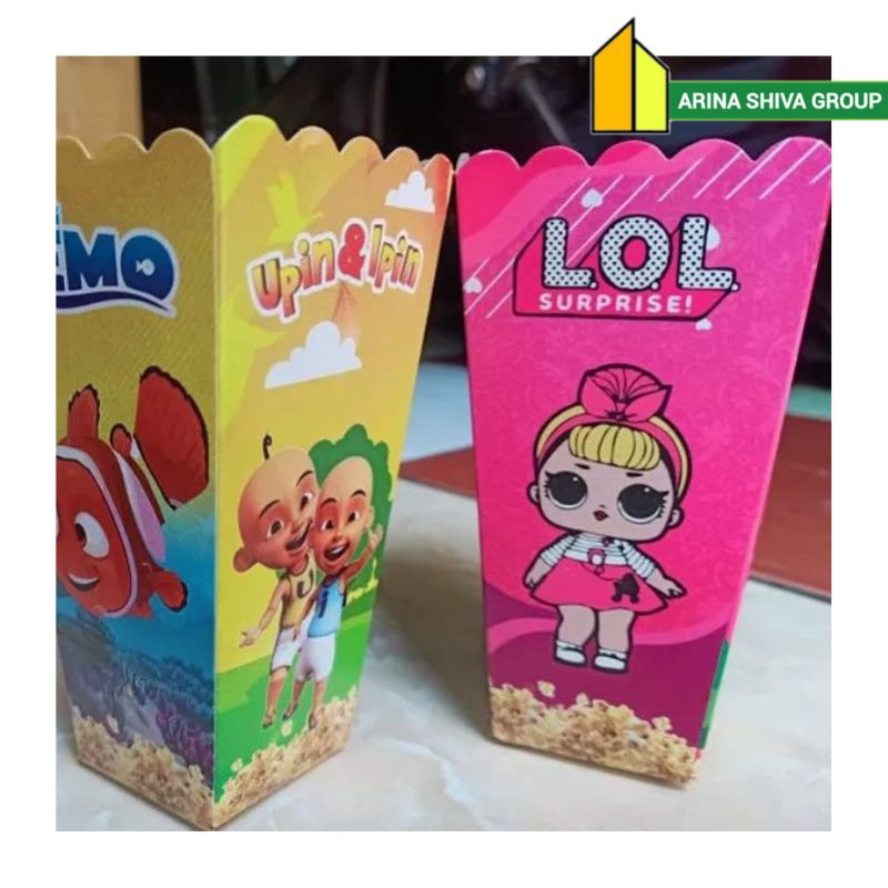 Jual 200 LEMBAR KERTAS POPCORN 12 × 6 PAPER CRAFT KARTON POPCORN ...