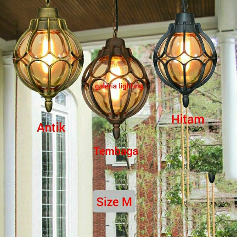 Jual Lampu Gantung Classic Outdoor Dekorasi Teras Tipe 1218 M/1 ...